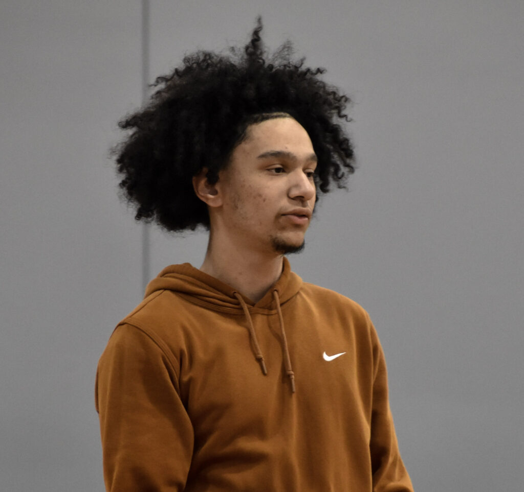 Man looking to the right.